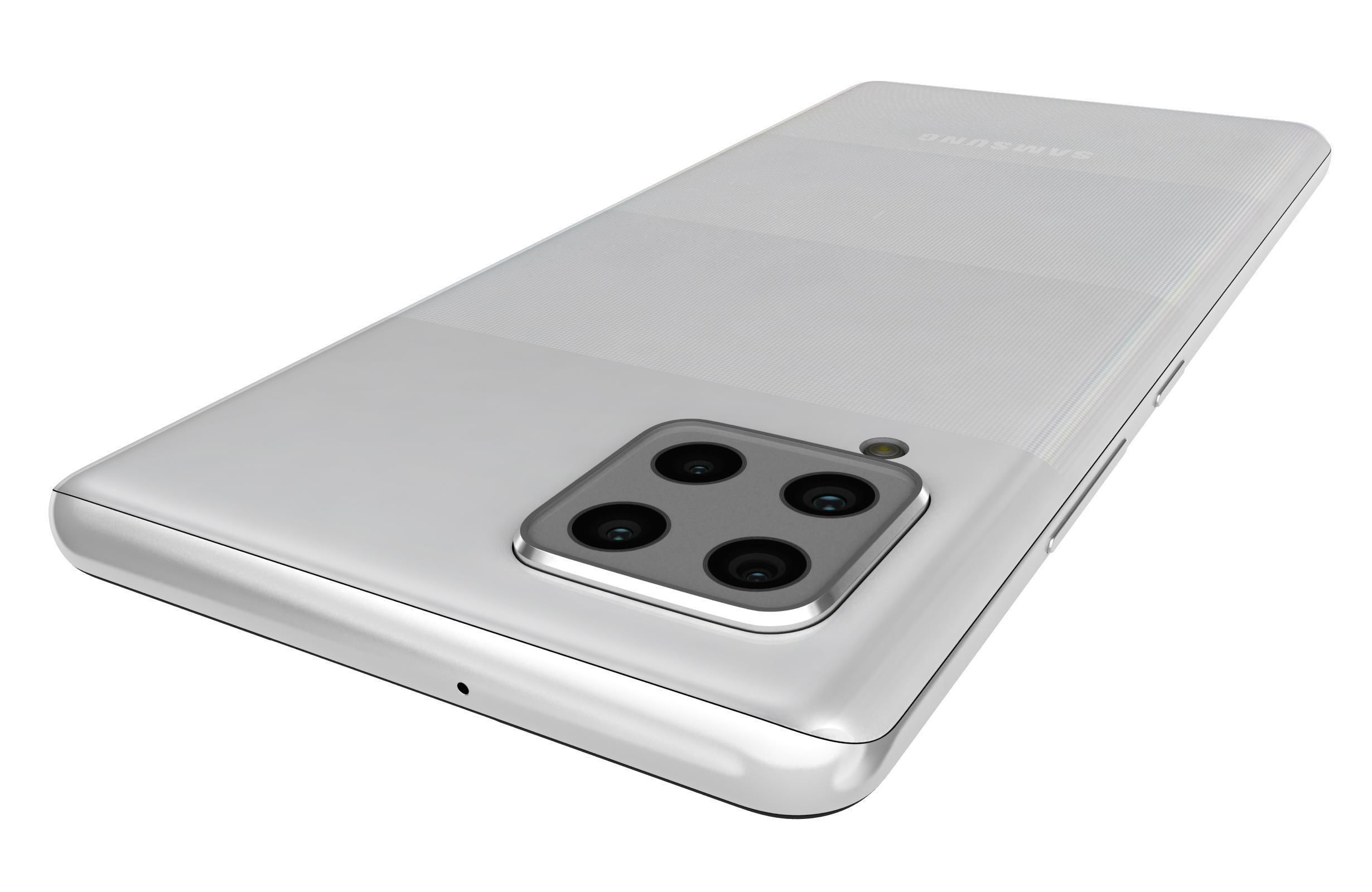 Samsung Galaxy A42 5G Prism Dot White 3D model_15