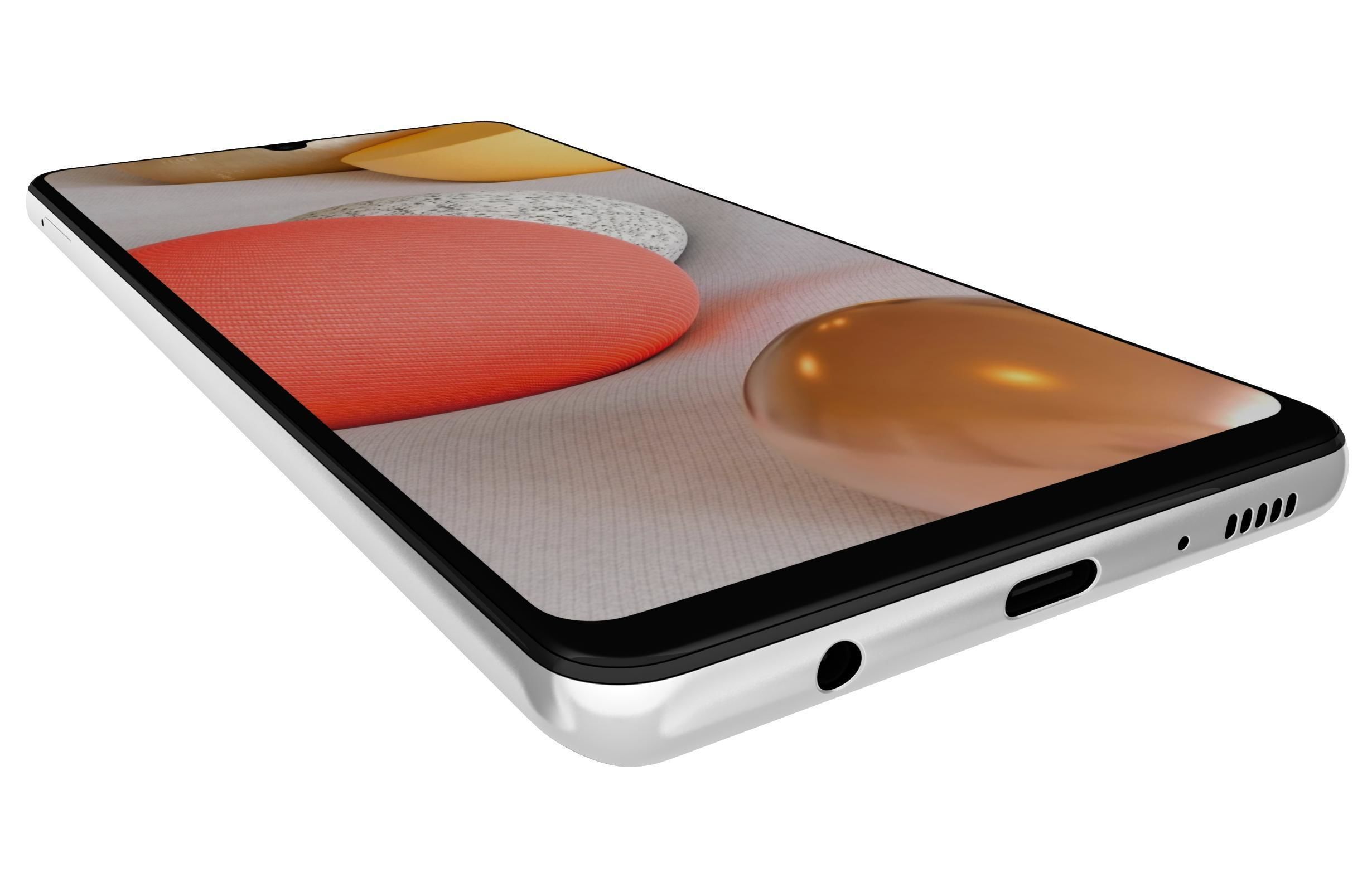 Samsung Galaxy A42 5G Prism Dot White 3D model_12