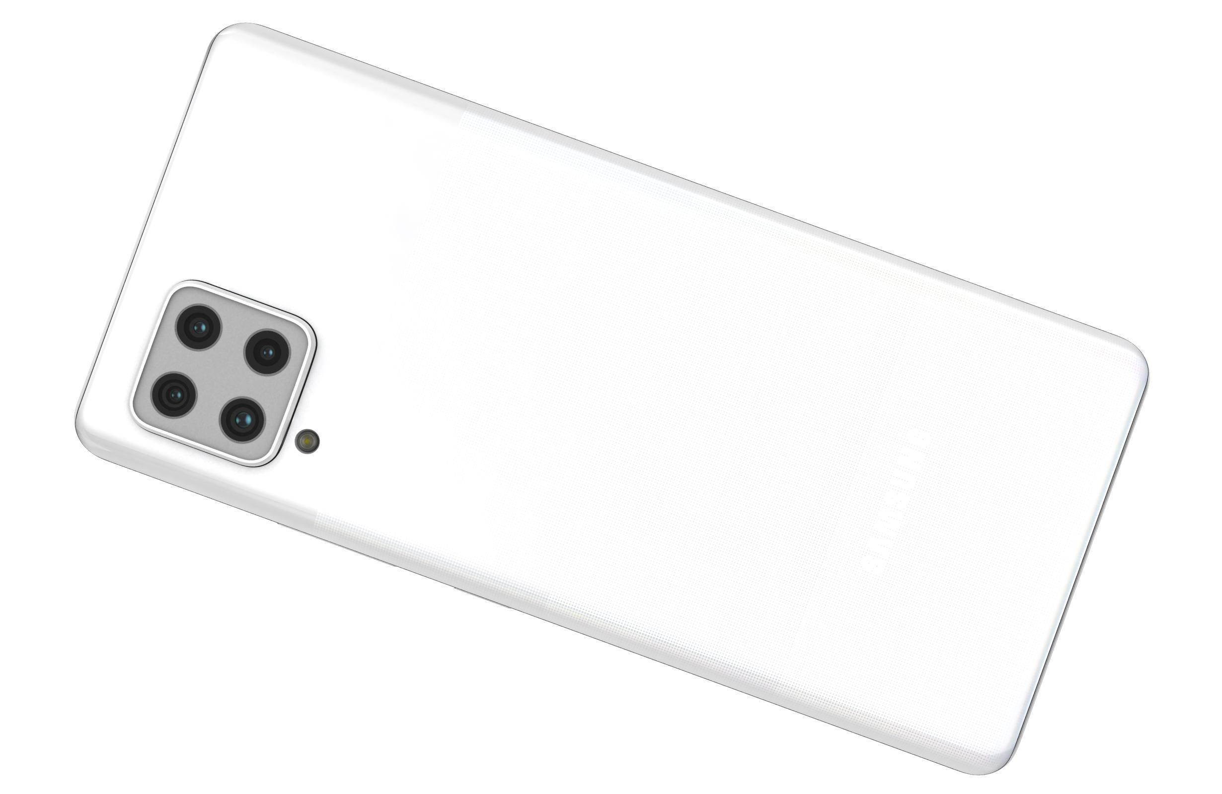 Samsung Galaxy A42 5G Prism Dot White 3D model_11