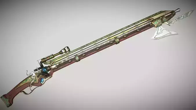 Steampunk Coil  Axe-Musket