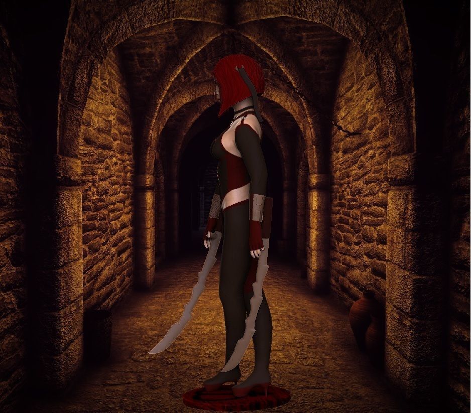Bloodrayne 3D print model_2