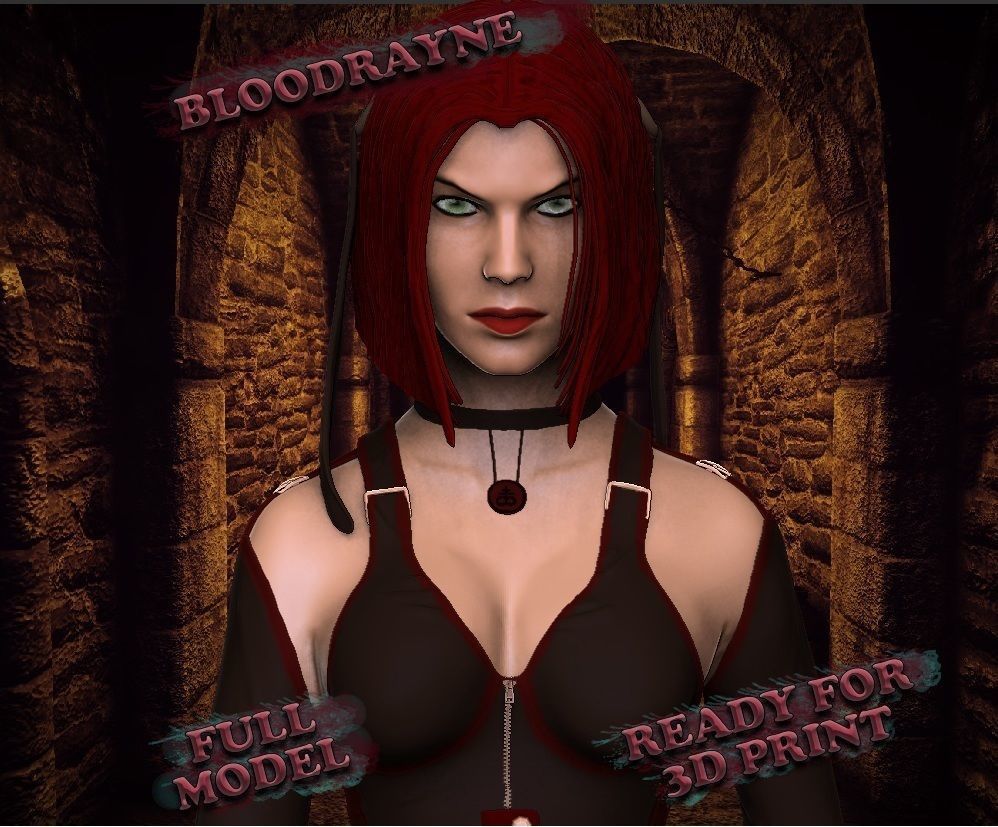 Bloodrayne 3D print model_0