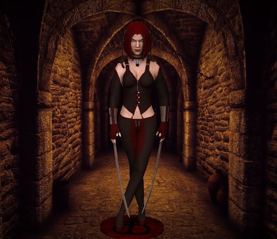 Bloodrayne 3D print model_1