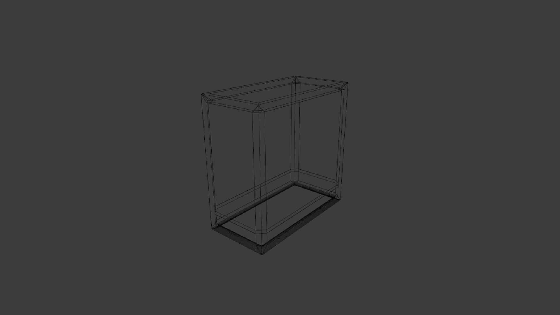 End Table Low-poly 3D model_5