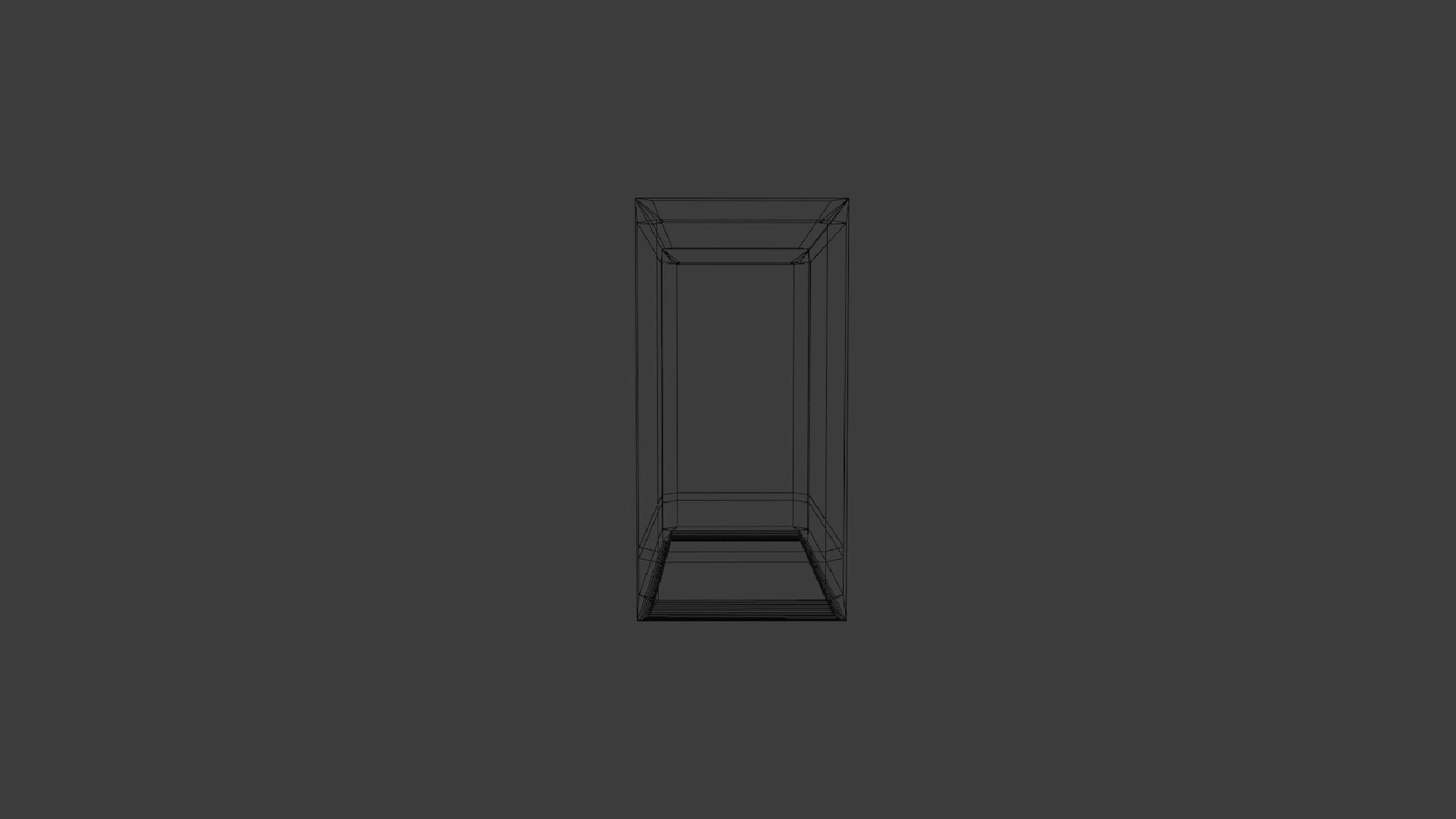 End Table Low-poly 3D model_4