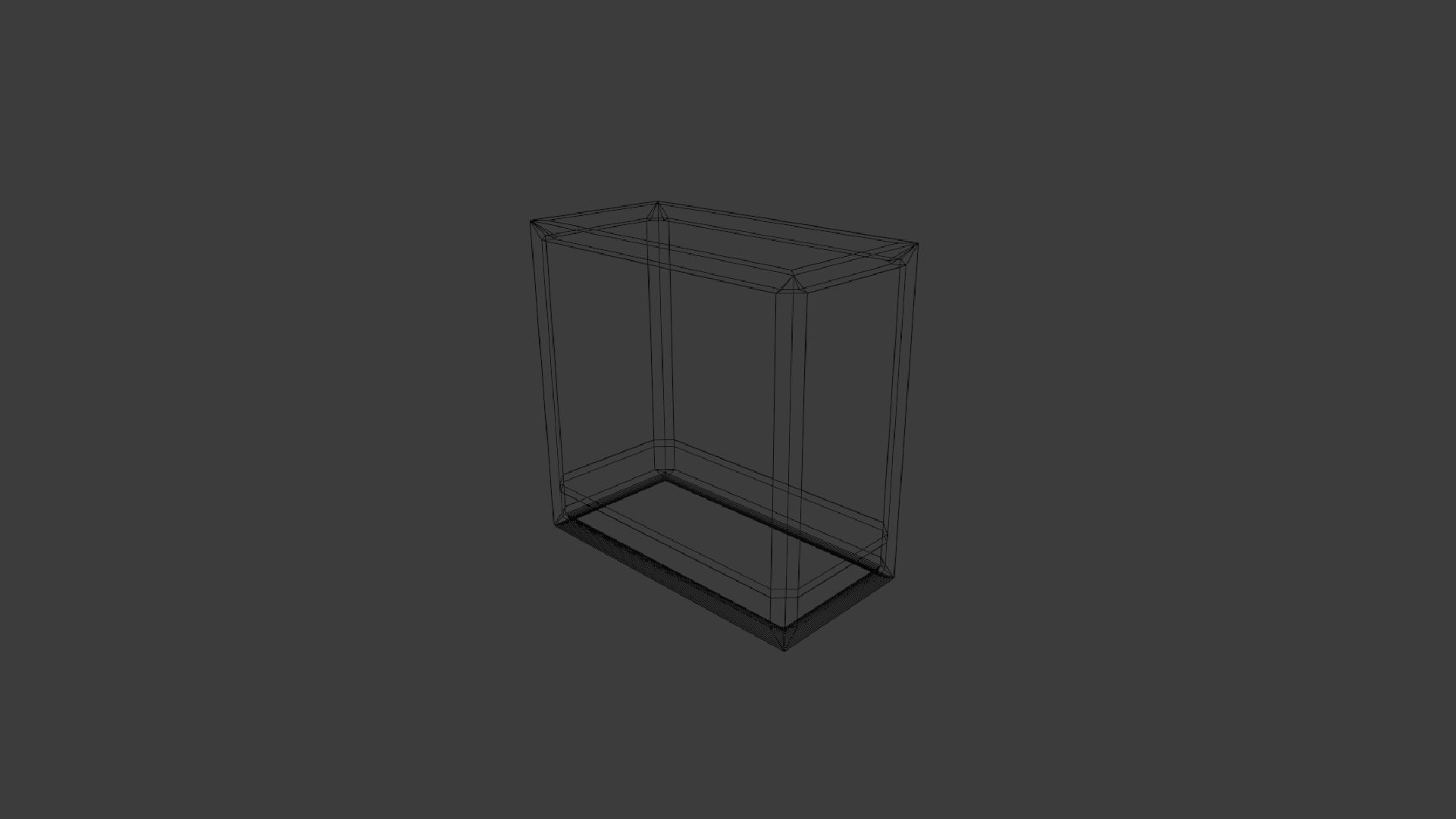 End Table Low-poly 3D model_6