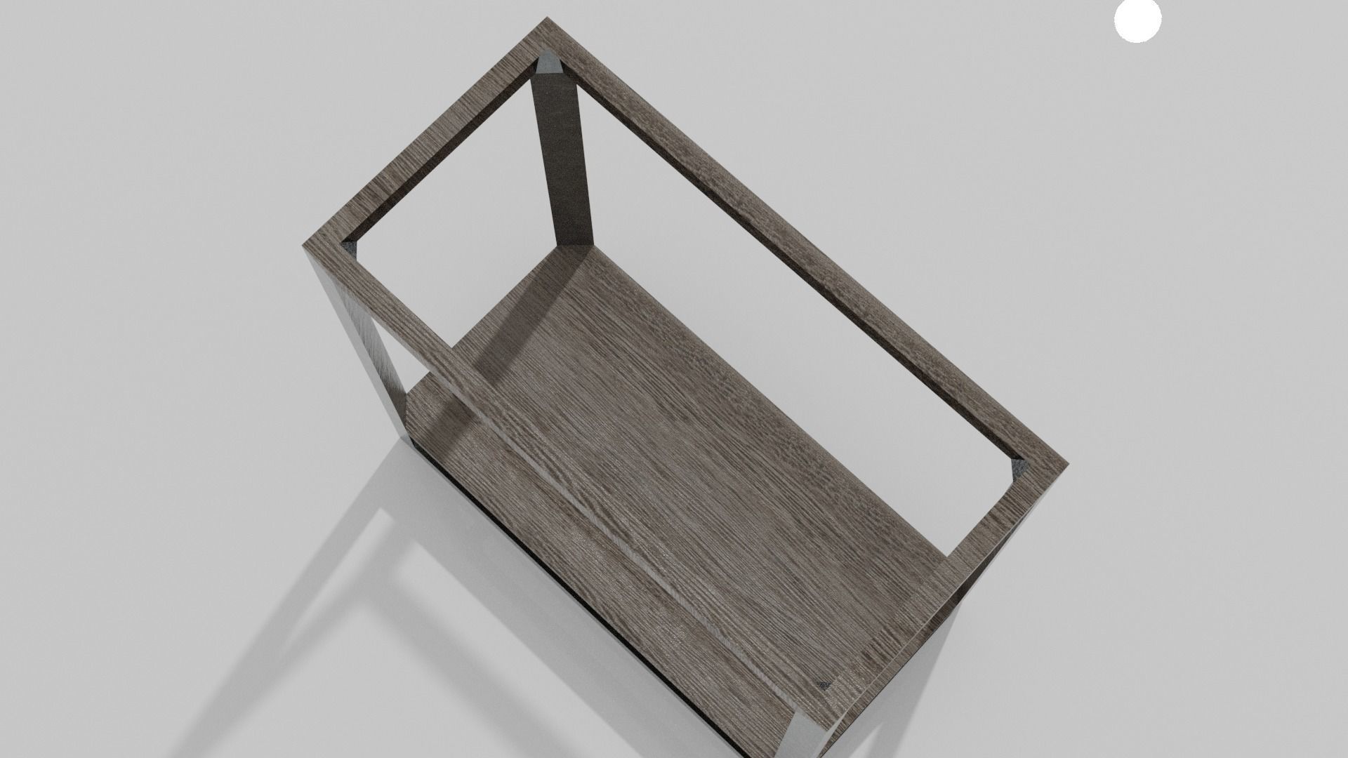 End Table Low-poly 3D model_3