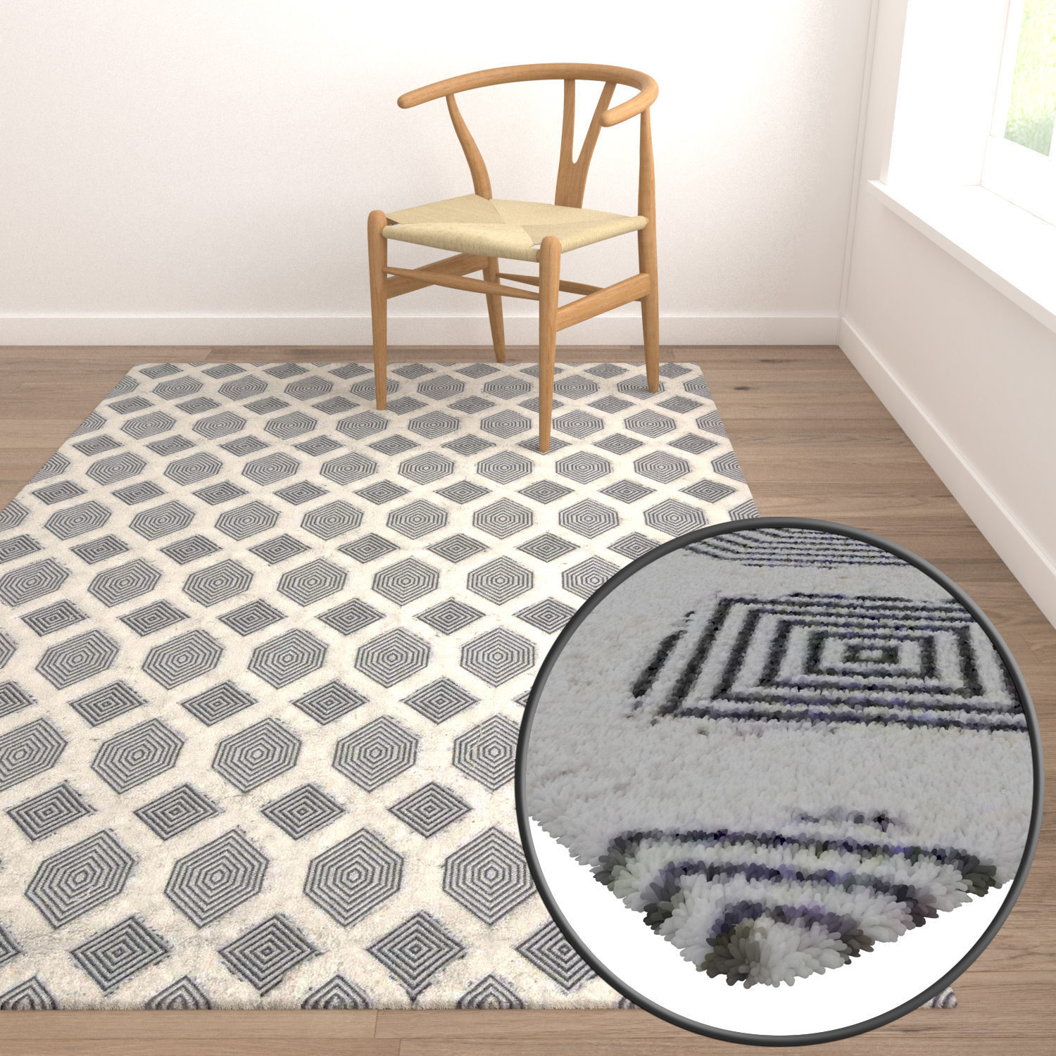 Rug Set 1950 3D model_5