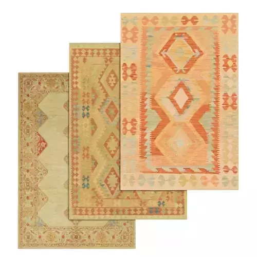 Rug Set 1952 3D model
