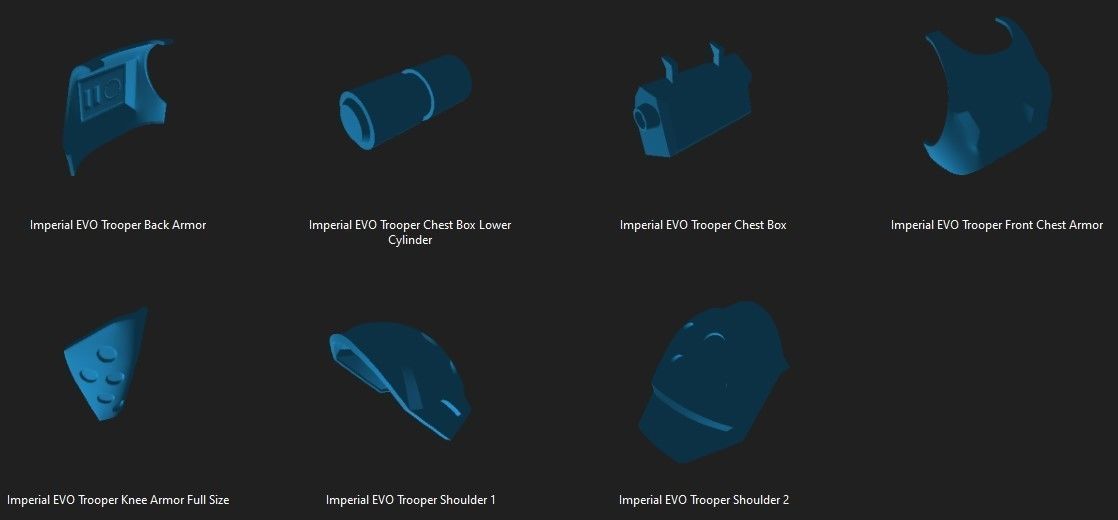 Imperial EVO Trooper Full Size armor 2021 3D print model_7