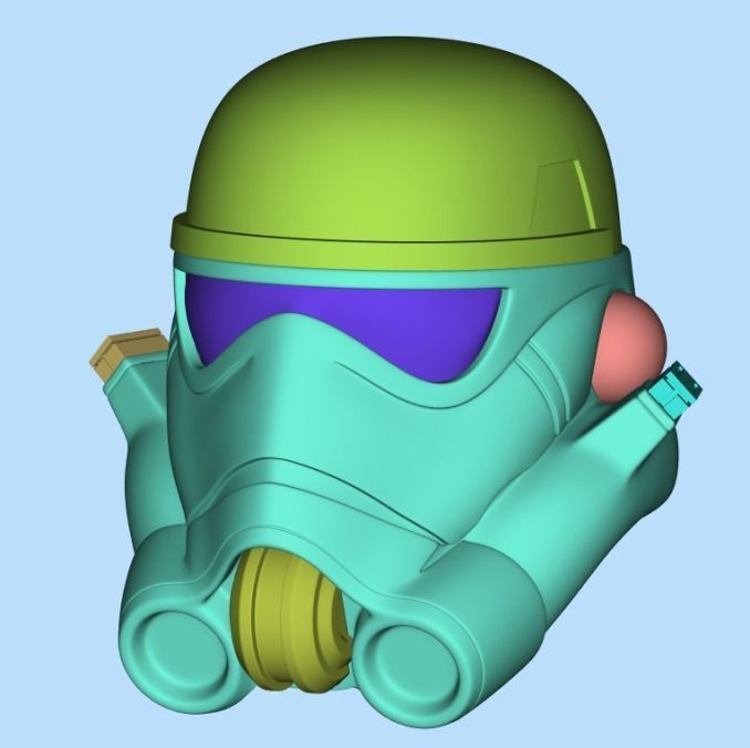 Imperial EVO Trooper Full Size armor 2021 3D print model_4