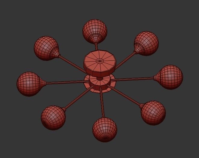 ERNA Chandelier 3D model_3