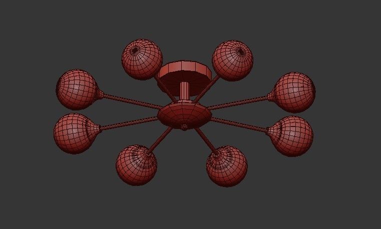 ERNA Chandelier 3D model_1