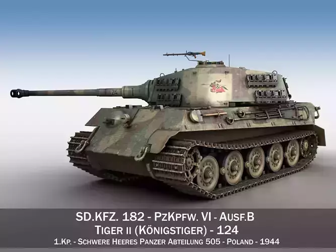 Panzerkampfwagen VI - Ausf B - Tiger II - 124