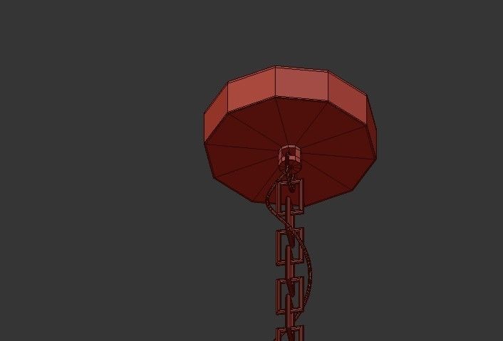 ILLUMINATED BURST CHANDELIER 3D model_2