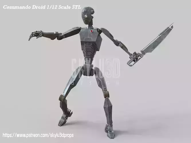 BX Commando Droid 3D print model