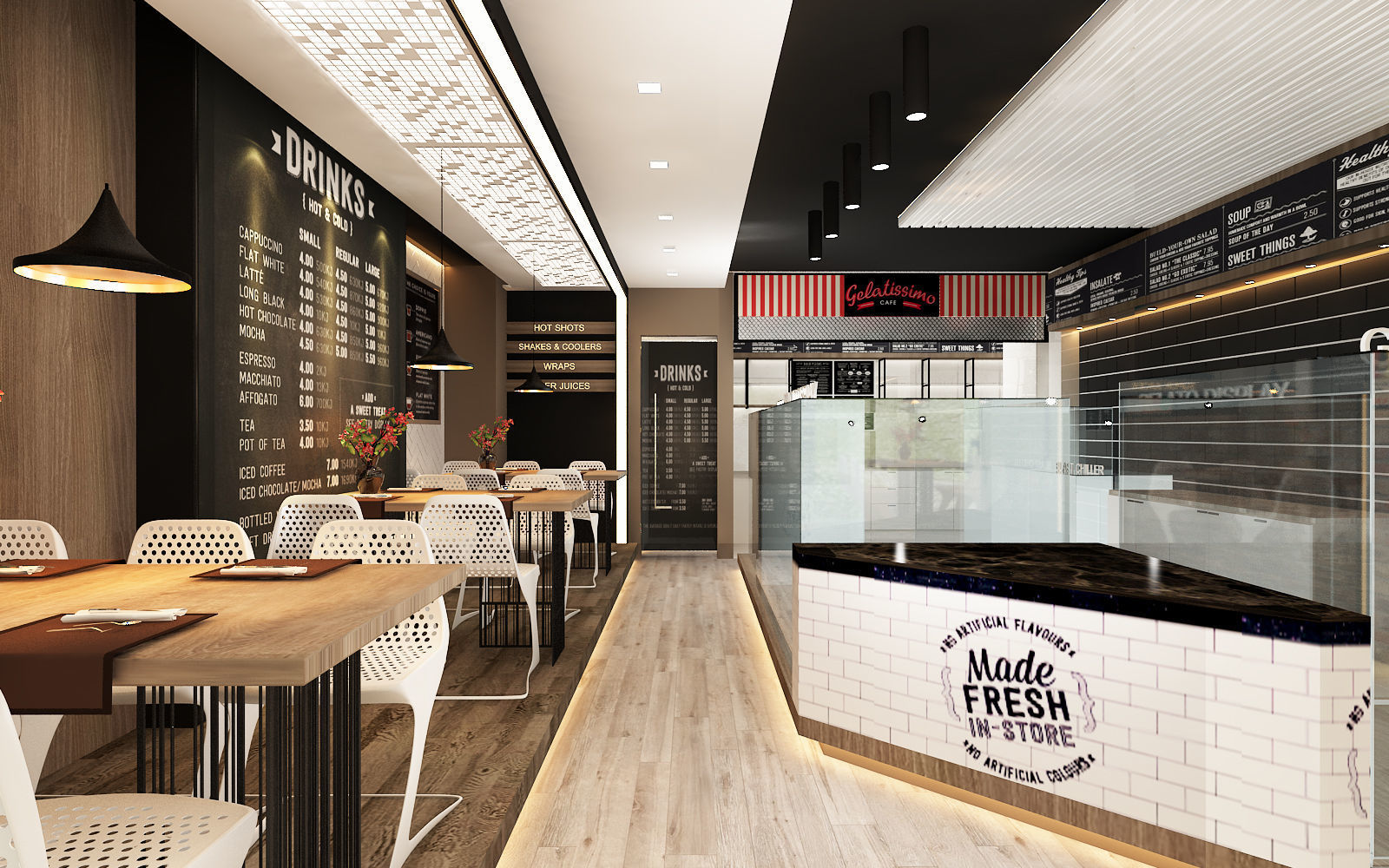 Restaurent Interior 3D model_13