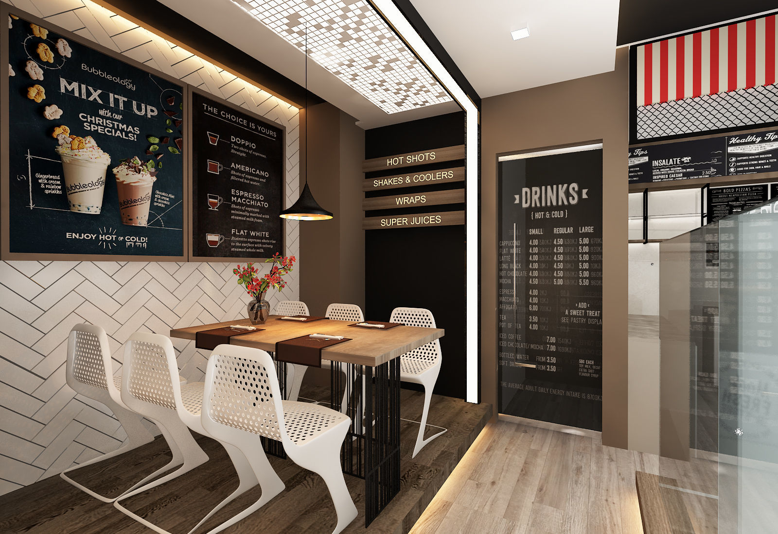 Restaurent Interior 3D model_6