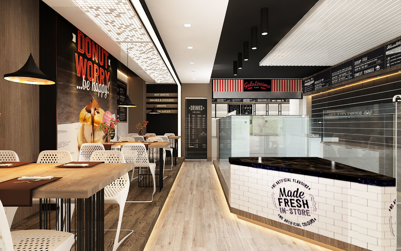 Restaurent Interior 3D model_14