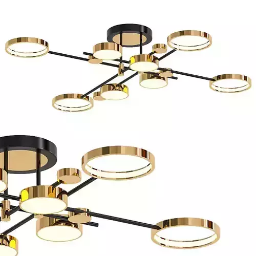 MARSA gold and brass ceiling light