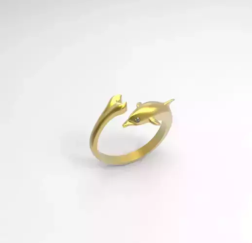 Dolphin jewelry ring