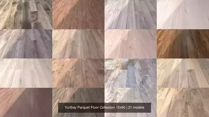 Yurtbay Parquet Floor Collection 15x90 Texture