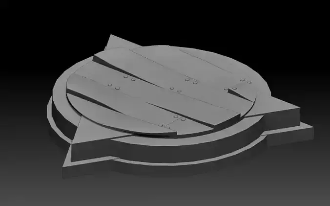 6 DnD figurines base stand foot fantasy wood pack