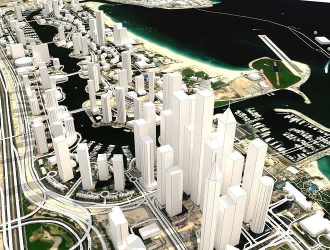 Dubai Marina United Arab Emirates 3D model