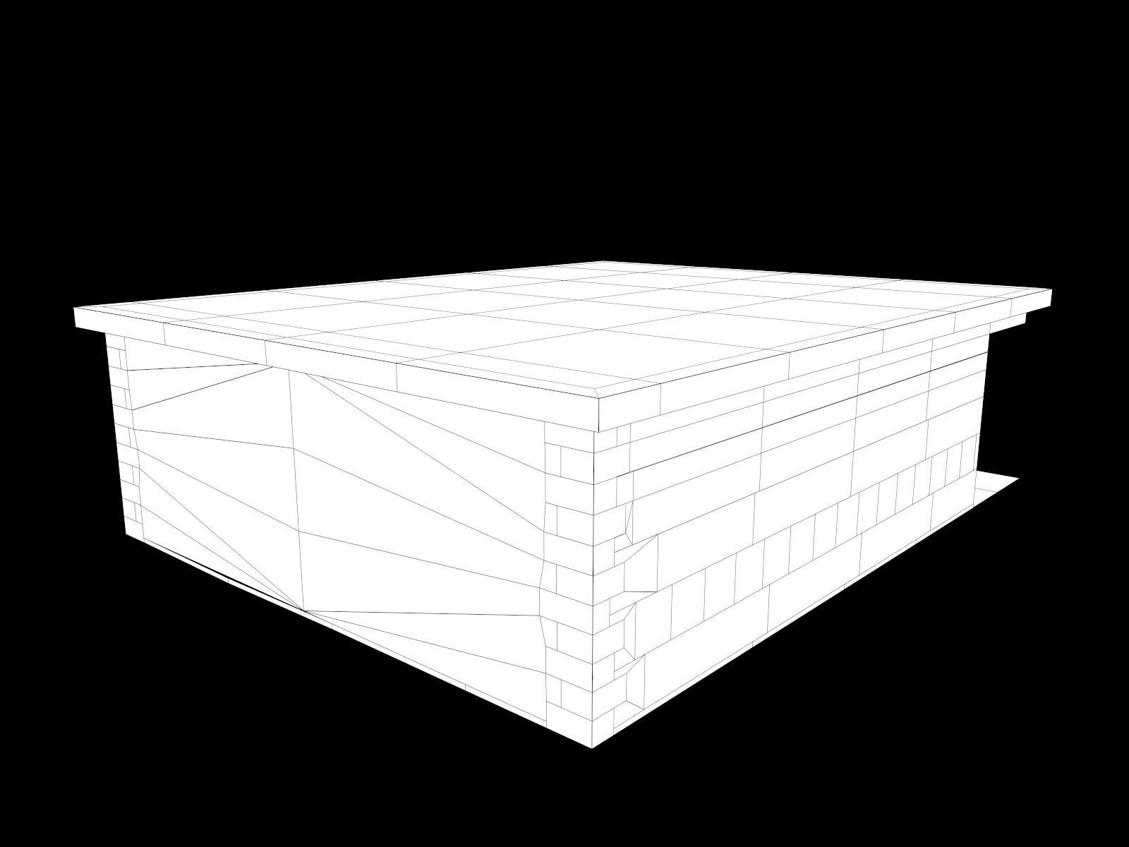 Lowpoly Ancient Temples Collection With Interior Low-poly 3D model_82