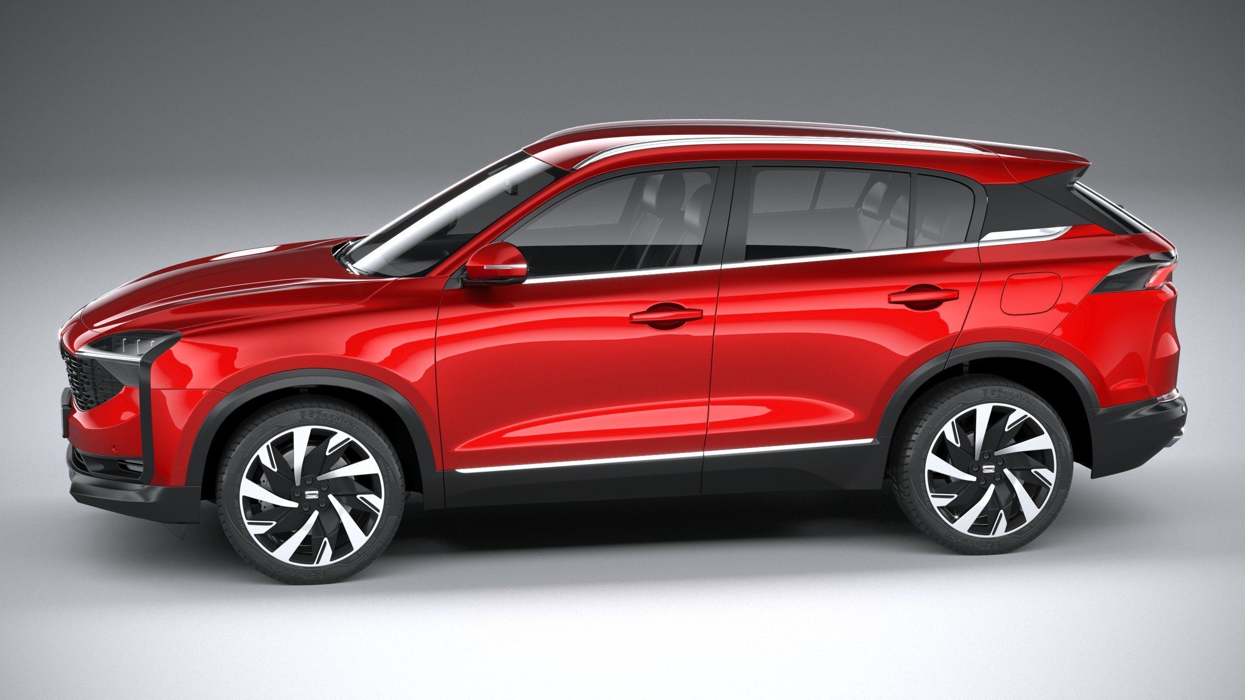 Qoros 7 2021 3D model_8