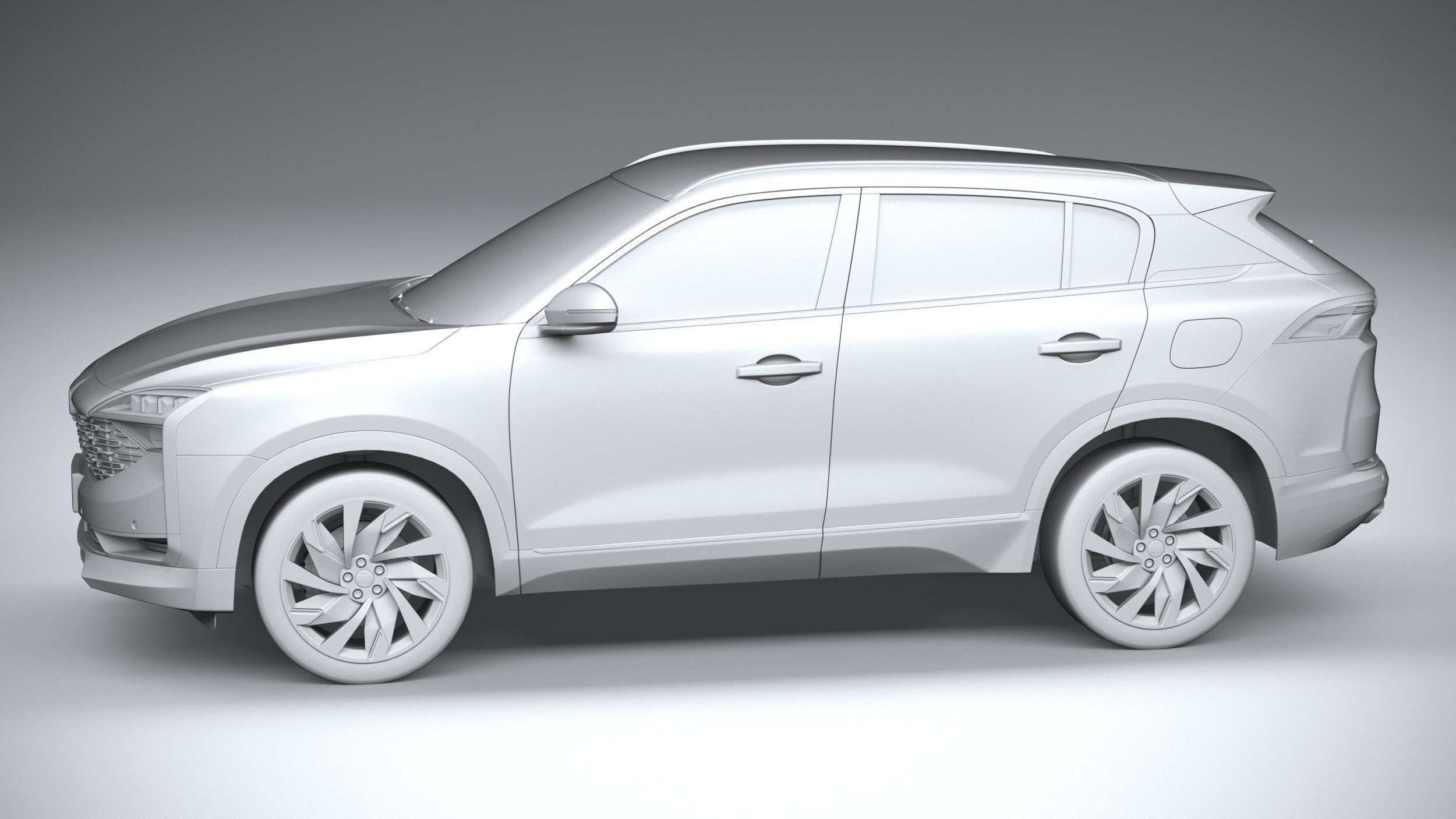 Qoros 7 2021 3D model_22