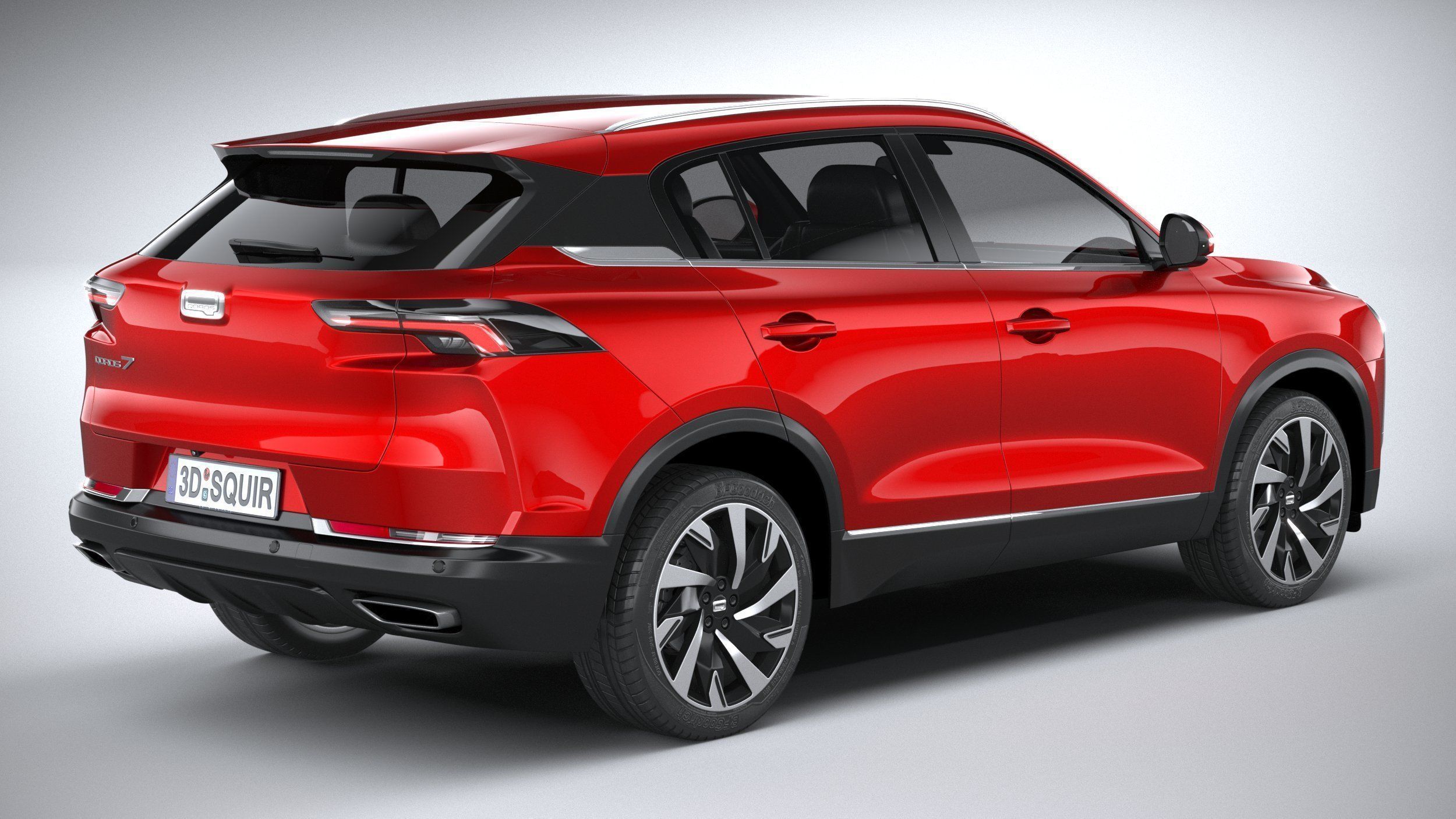 Qoros 7 2021 3D model_17