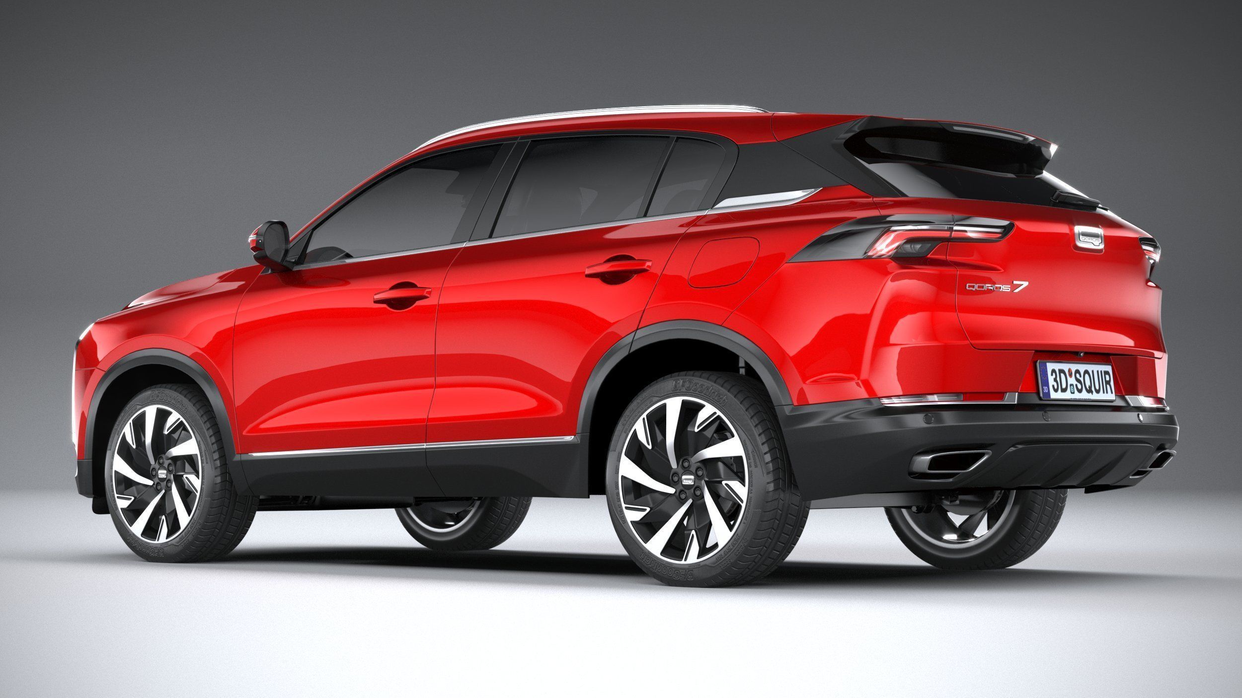 Qoros 7 2021 3D model_5