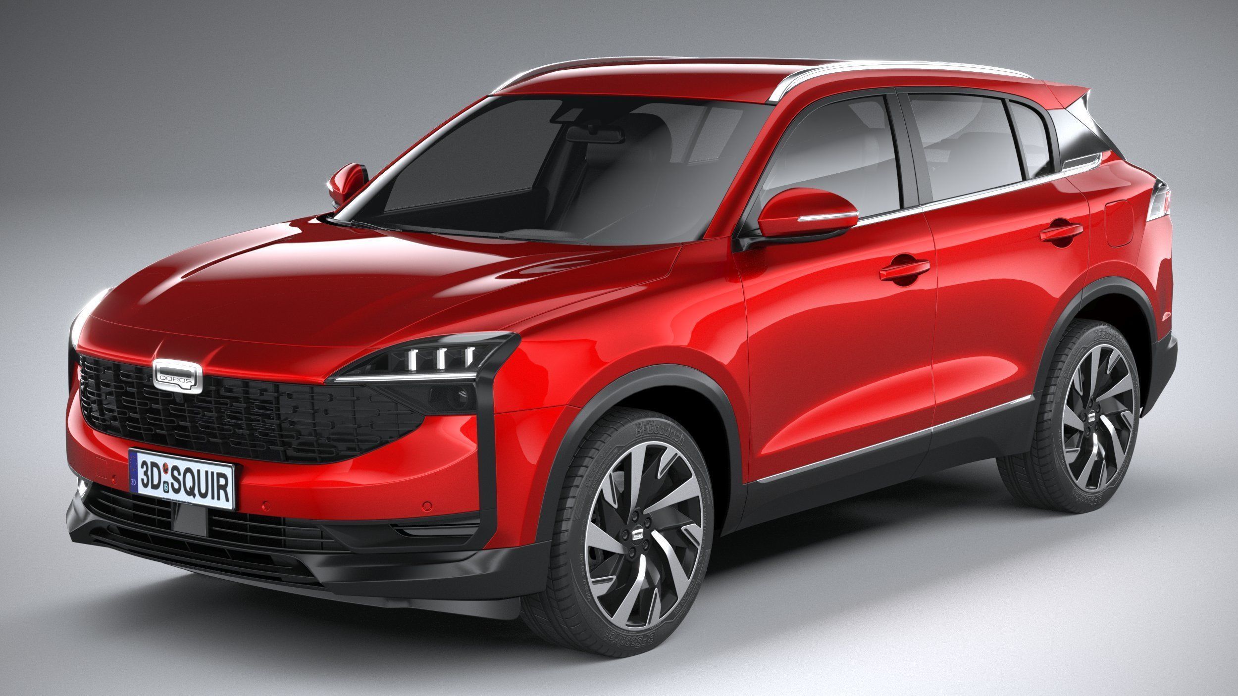 Qoros 7 2021 3D model_1