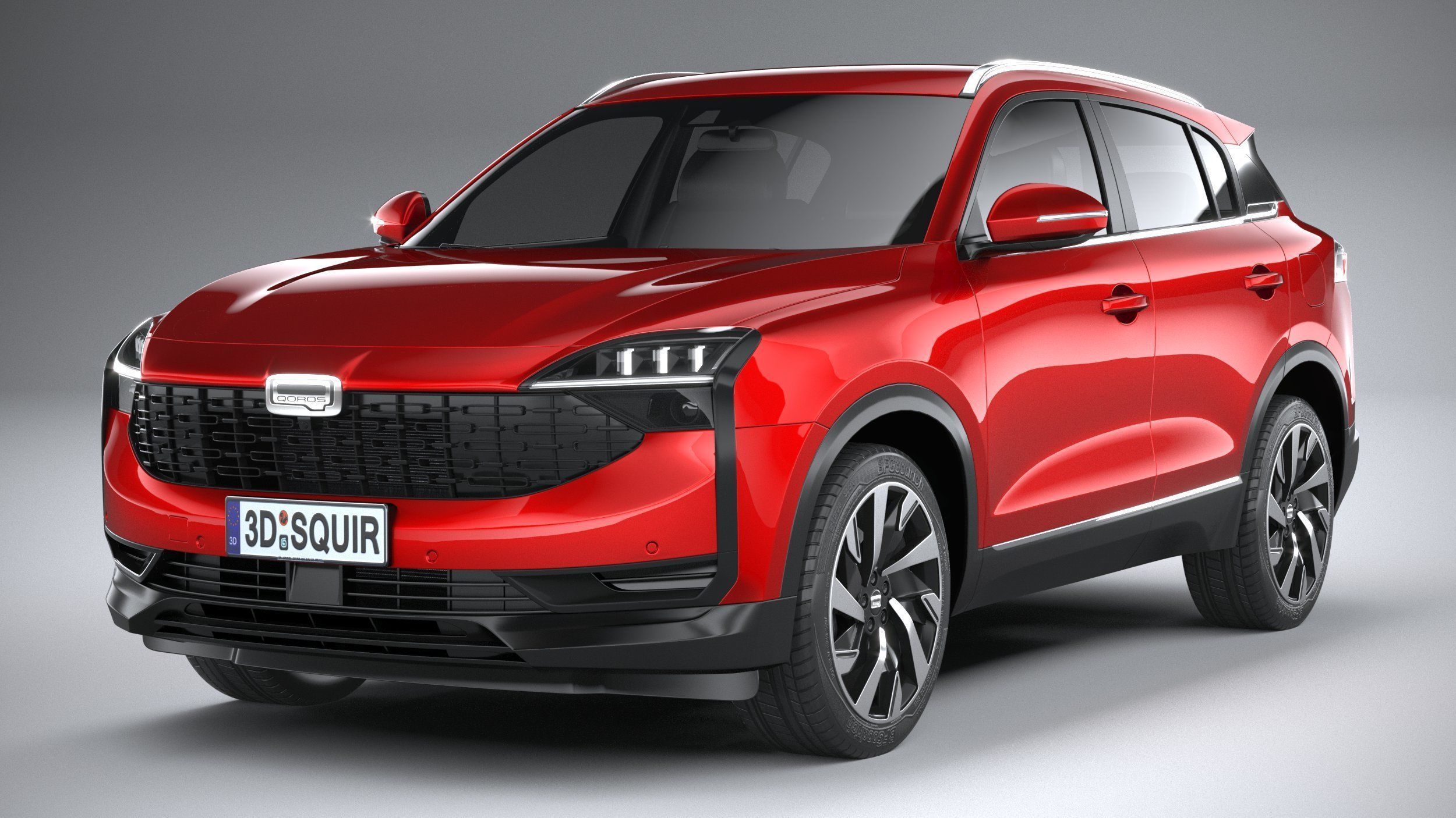 Qoros 7 2021 3D model_2