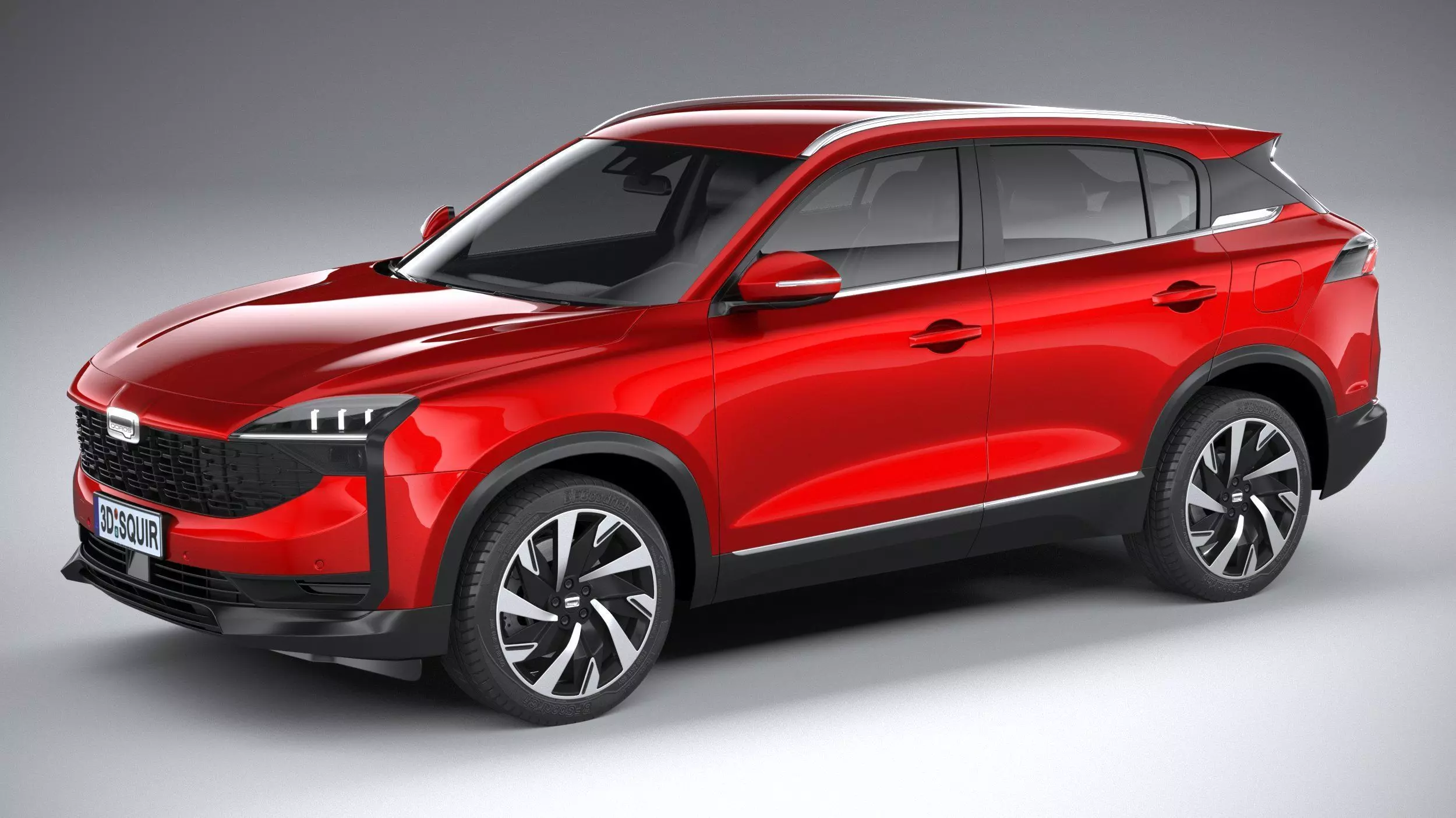 Qoros 7 2021 3D model_0