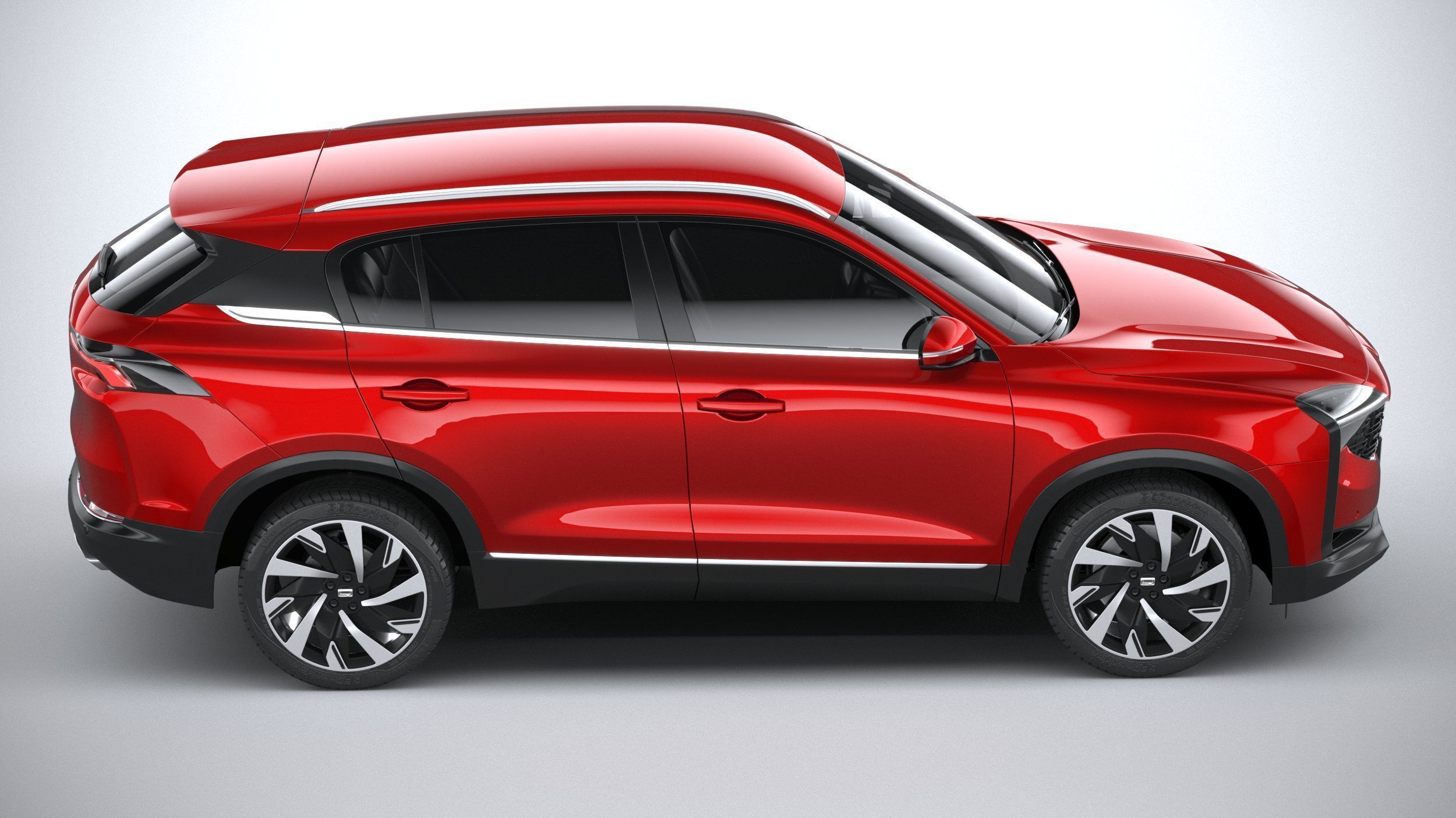 Qoros 7 2021 3D model_11