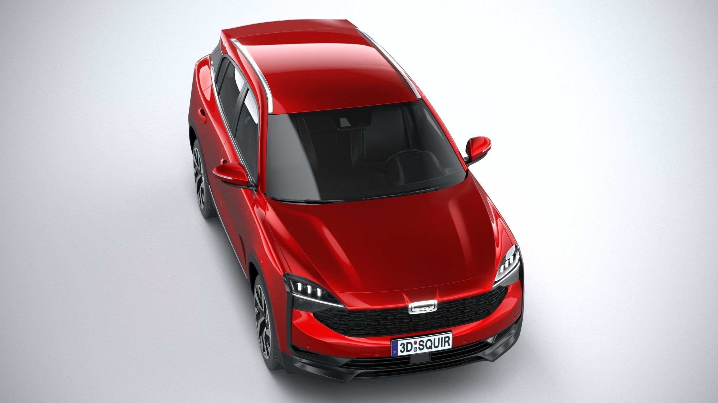 Qoros 7 2021 3D model_12