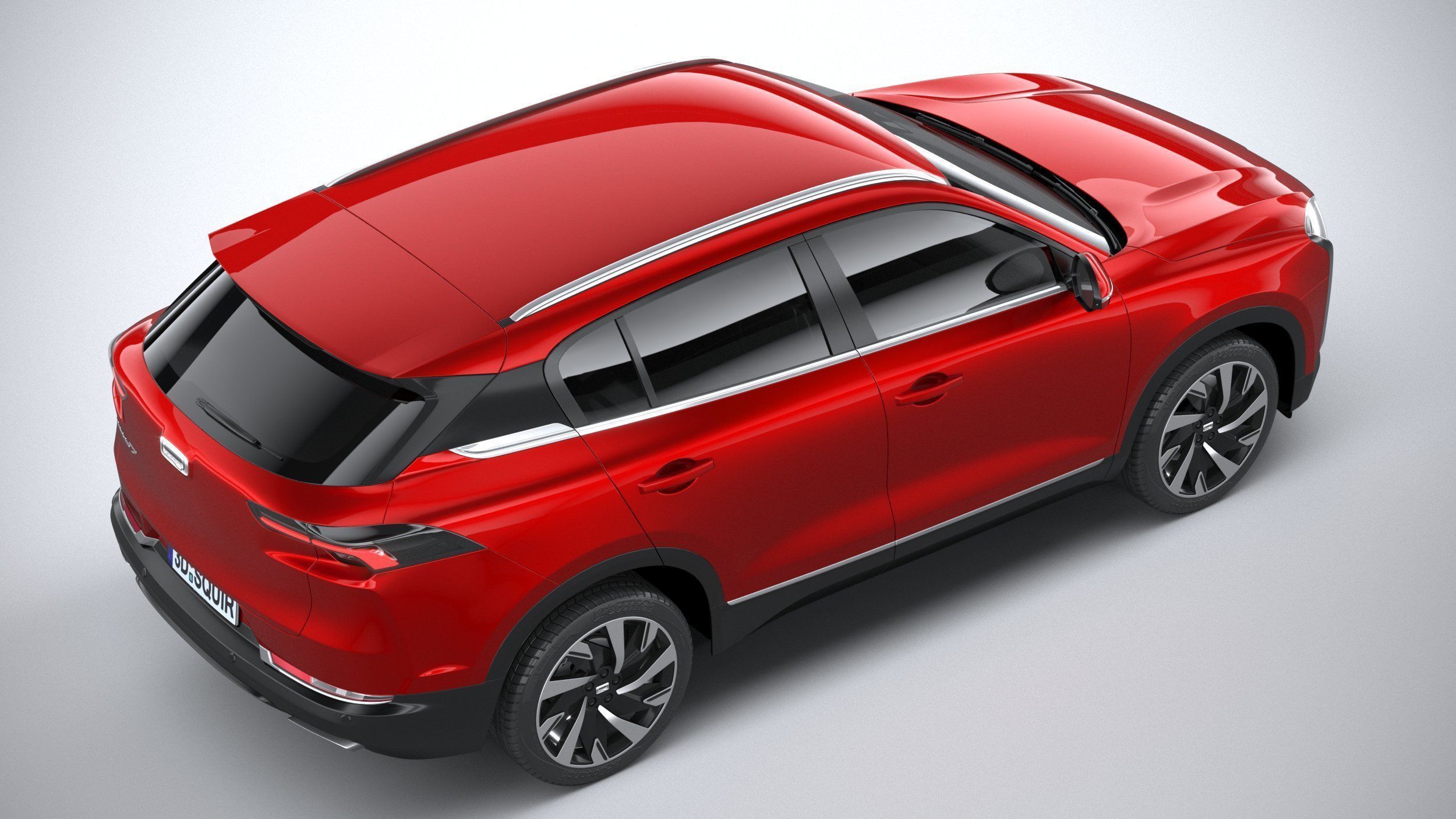 Qoros 7 2021 3D model_10