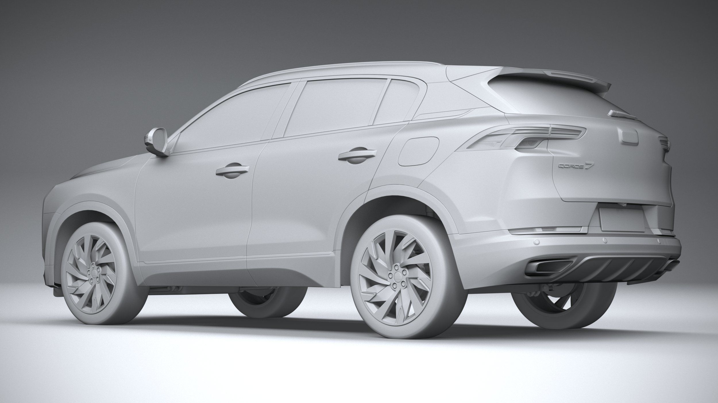 Qoros 7 2021 3D model_21