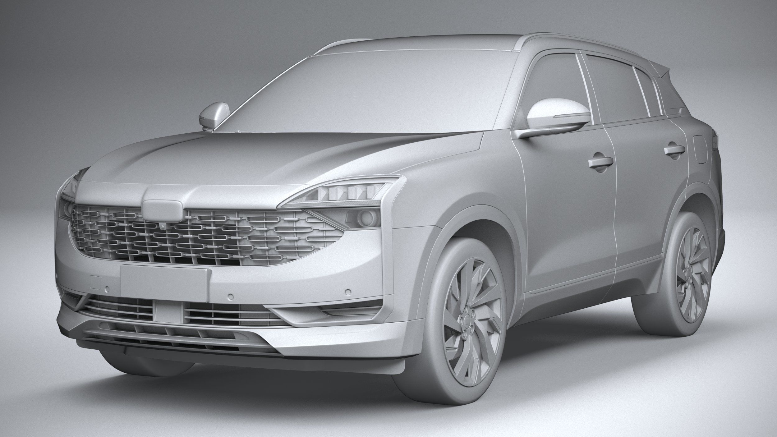 Qoros 7 2021 3D model_20