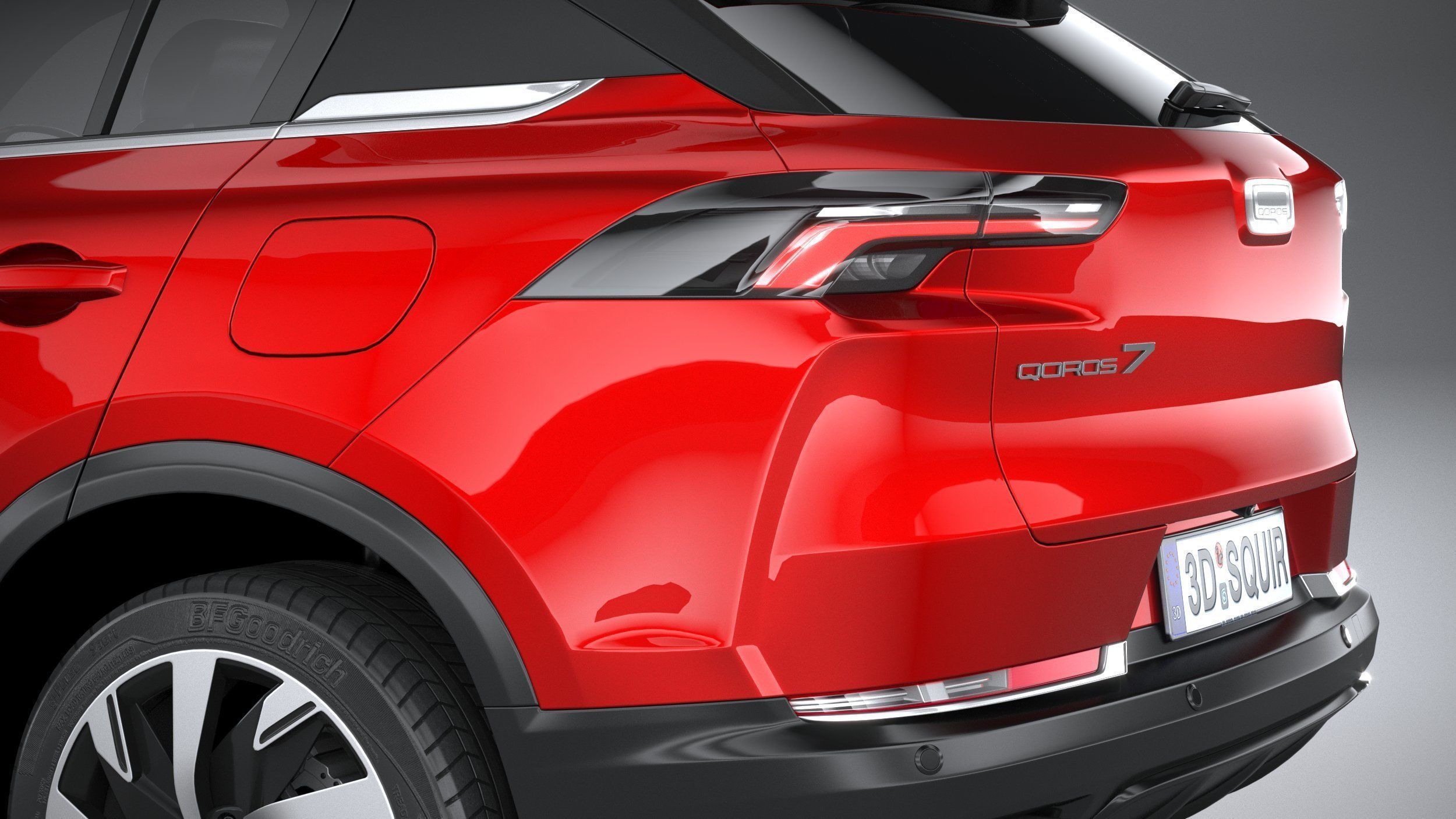 Qoros 7 2021 3D model_6