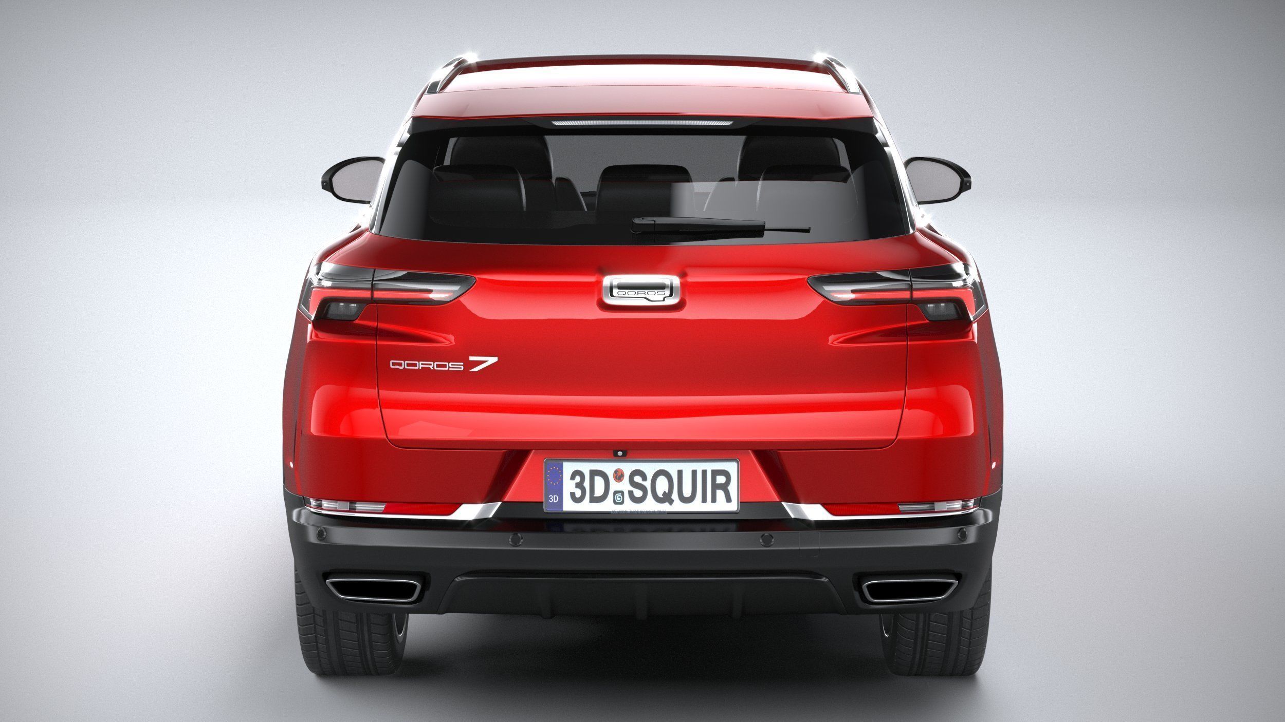 Qoros 7 2021 3D model_4