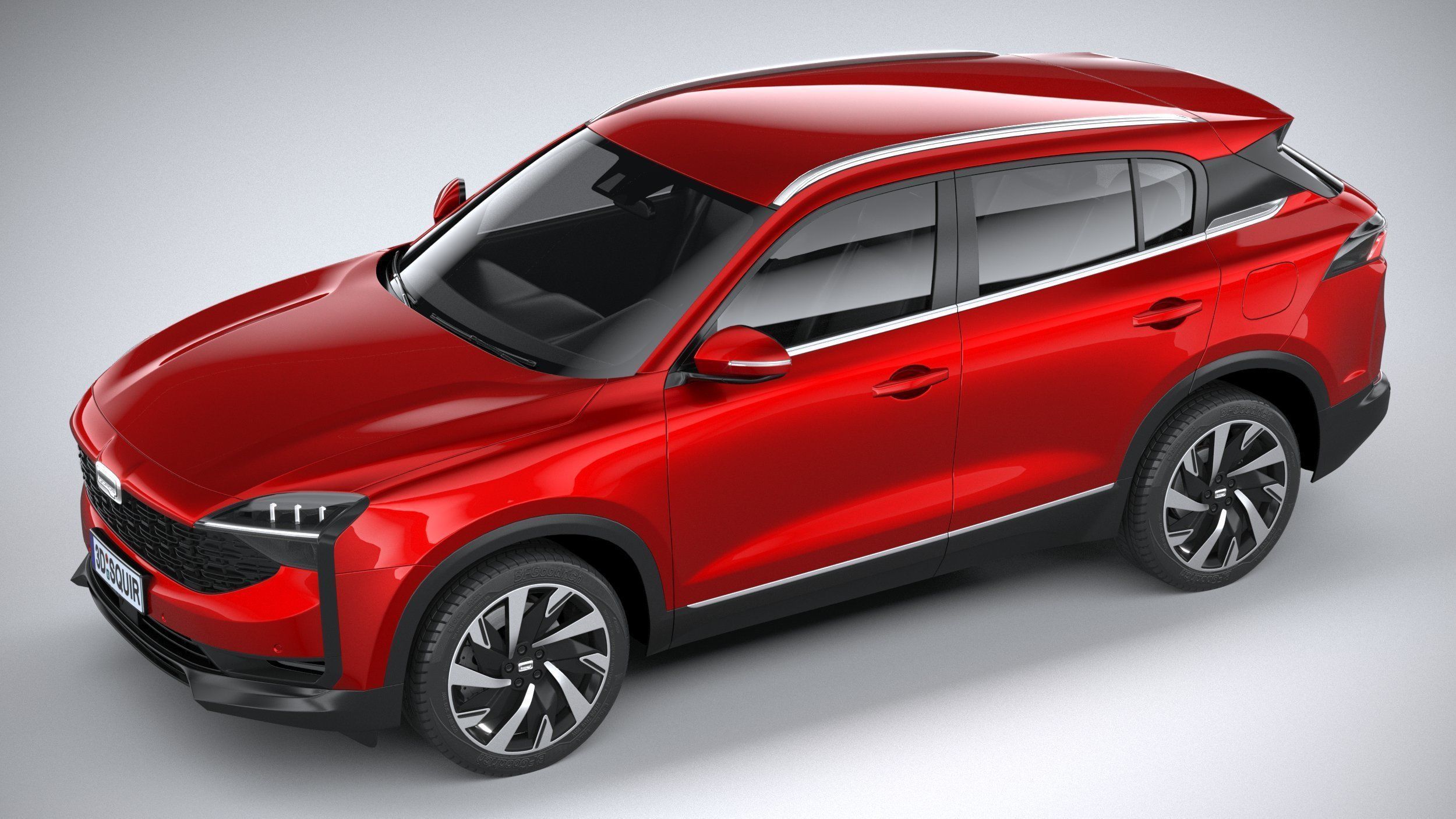 Qoros 7 2021 3D model_7