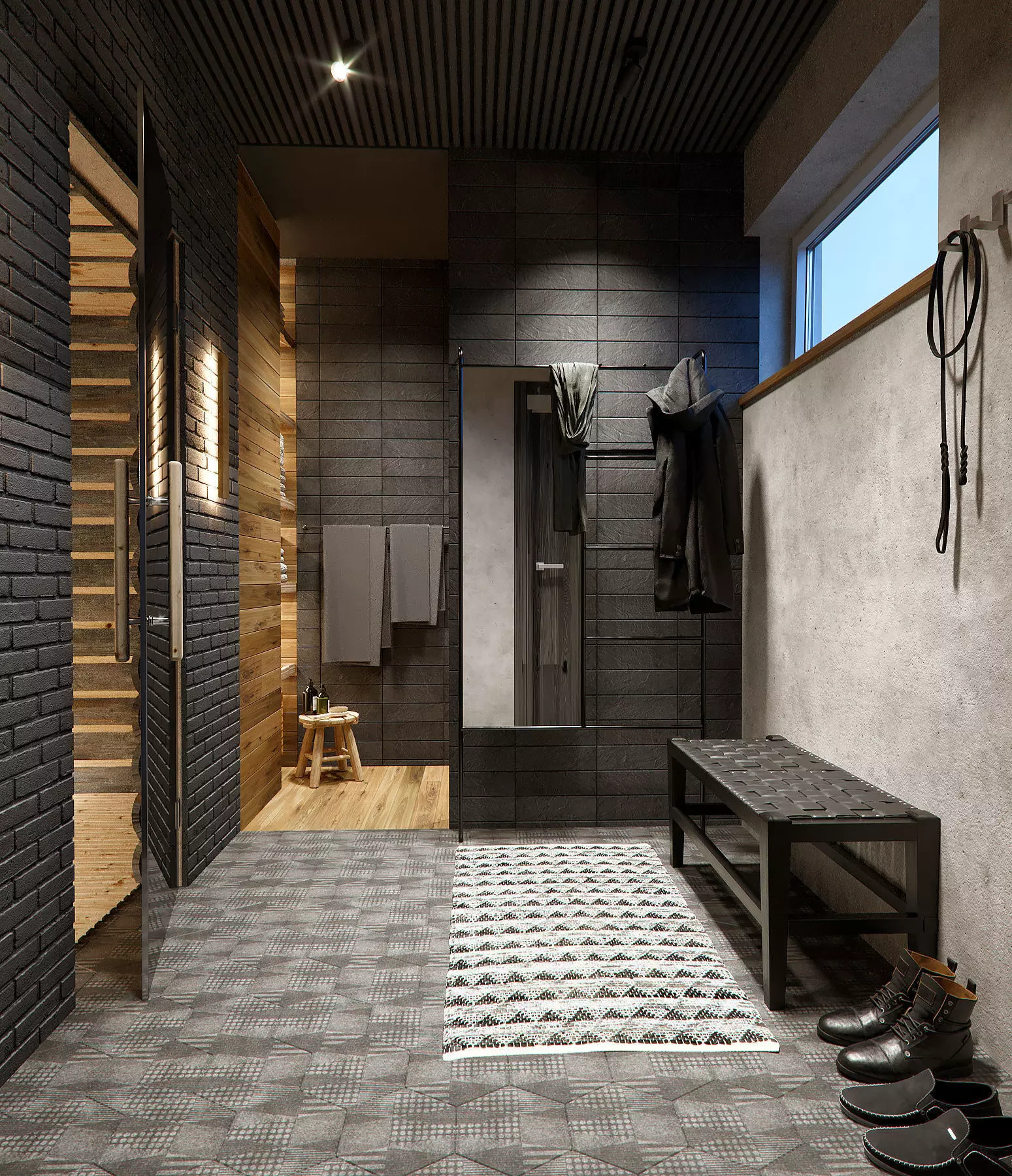 Sauna 3d scene   3D model_0