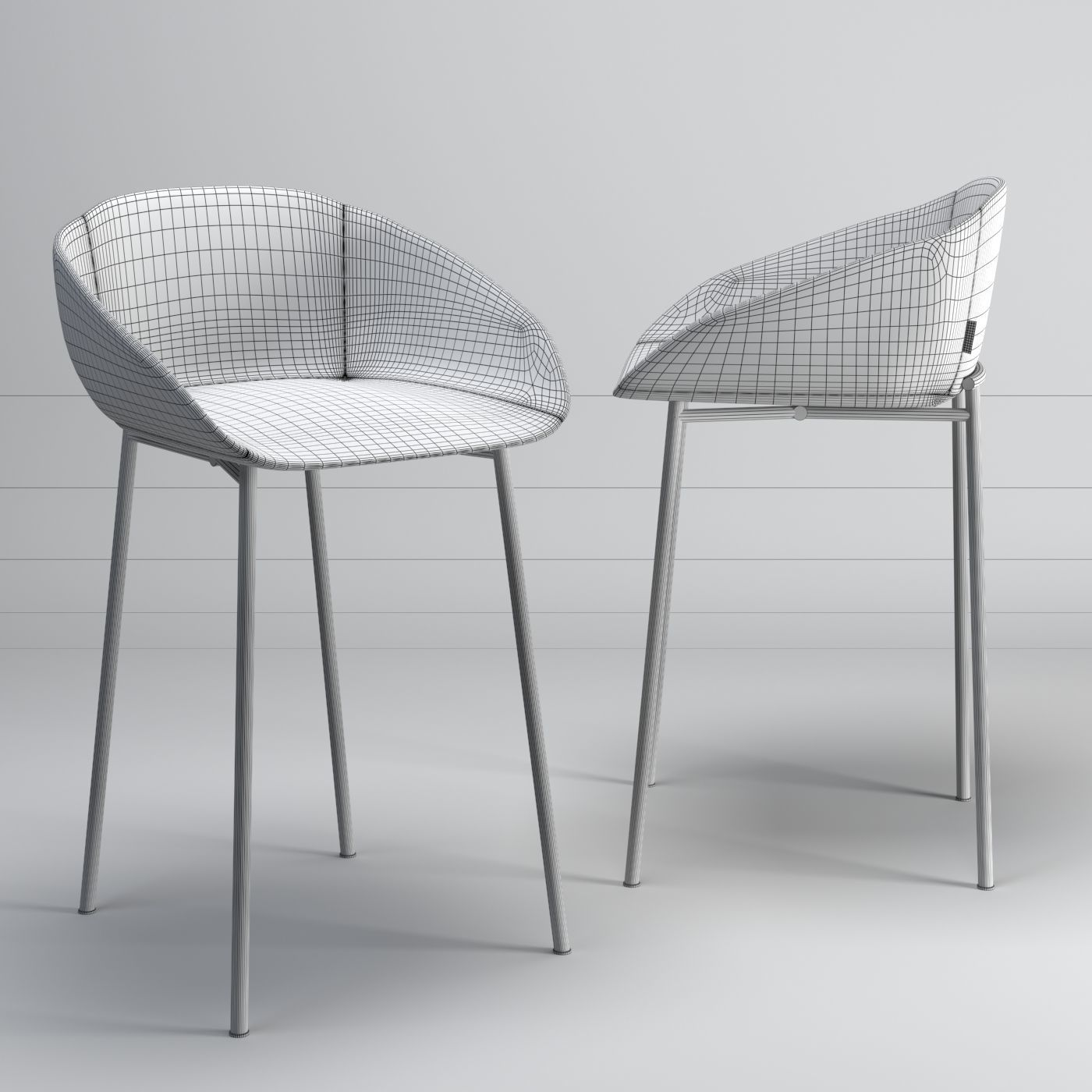 Calligaris love stool 3D model CGTrader