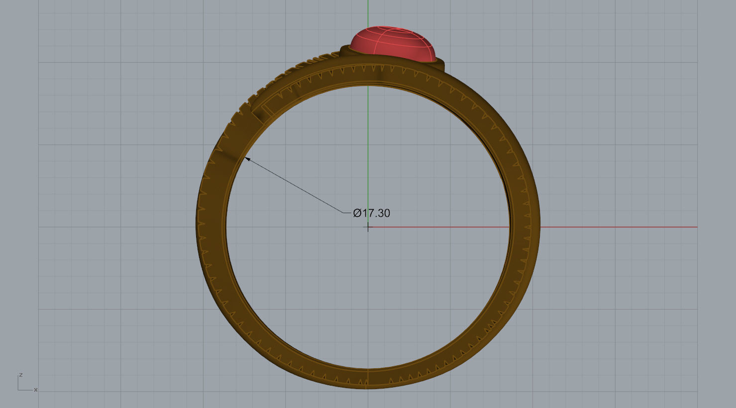 FEATHER RING N - 95 3D print model_10