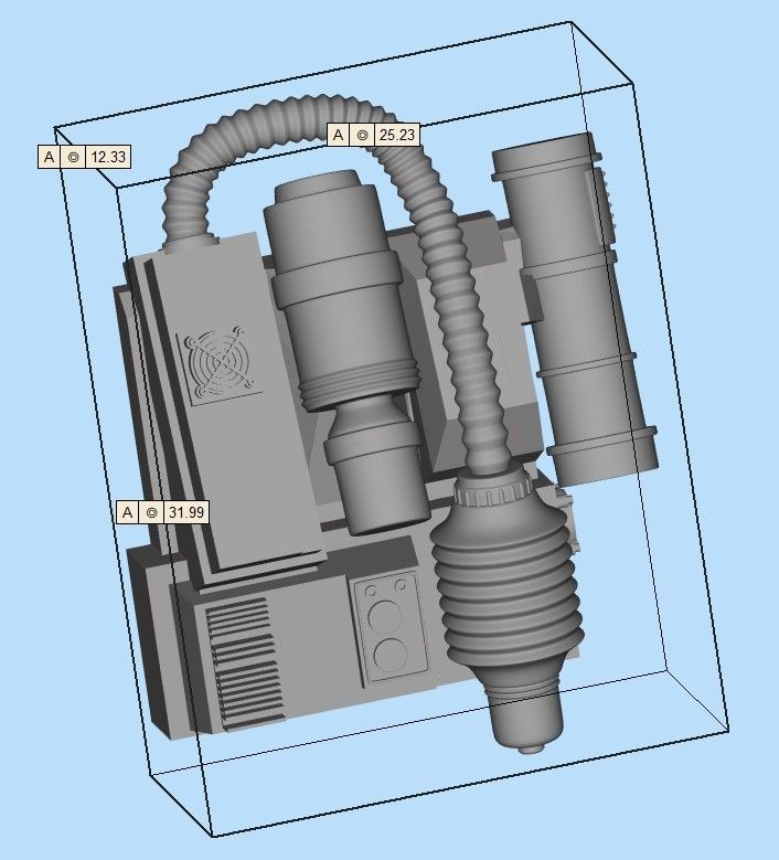 Phase 3 Trooper Backpack 3d print ready STL for 6 inch figure 3D print model_2