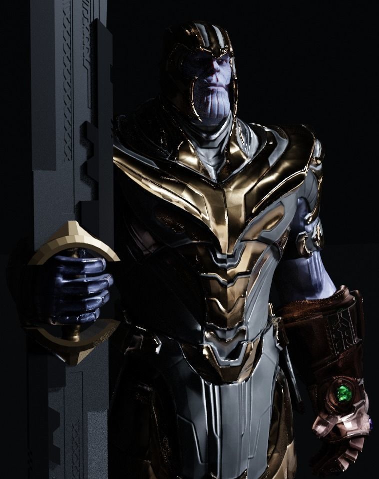 Thanos - Avengers Endgame 3D model_2
