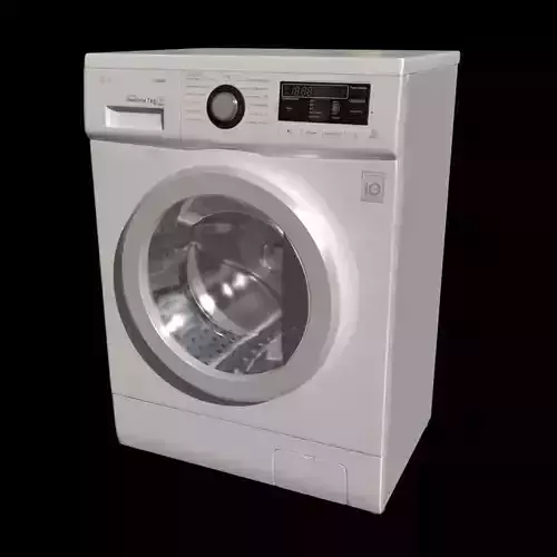 Washing machine LG F1296HDS3 3D model